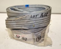 2 - 4 tonne x 3 metre webbing lifting slings ** New and unused **