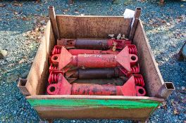 Stillage of 6 sprung trench box struts