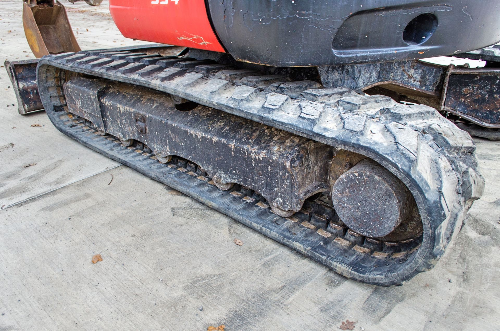 Kubota U55-4 5.5 tonne rubber tracked excavator Year: 2015 S/N: 53145 Recorded Hours: 3763 blade, - Image 10 of 22
