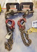 2 - single leg Arbil plate lifting chains A642044, A682200