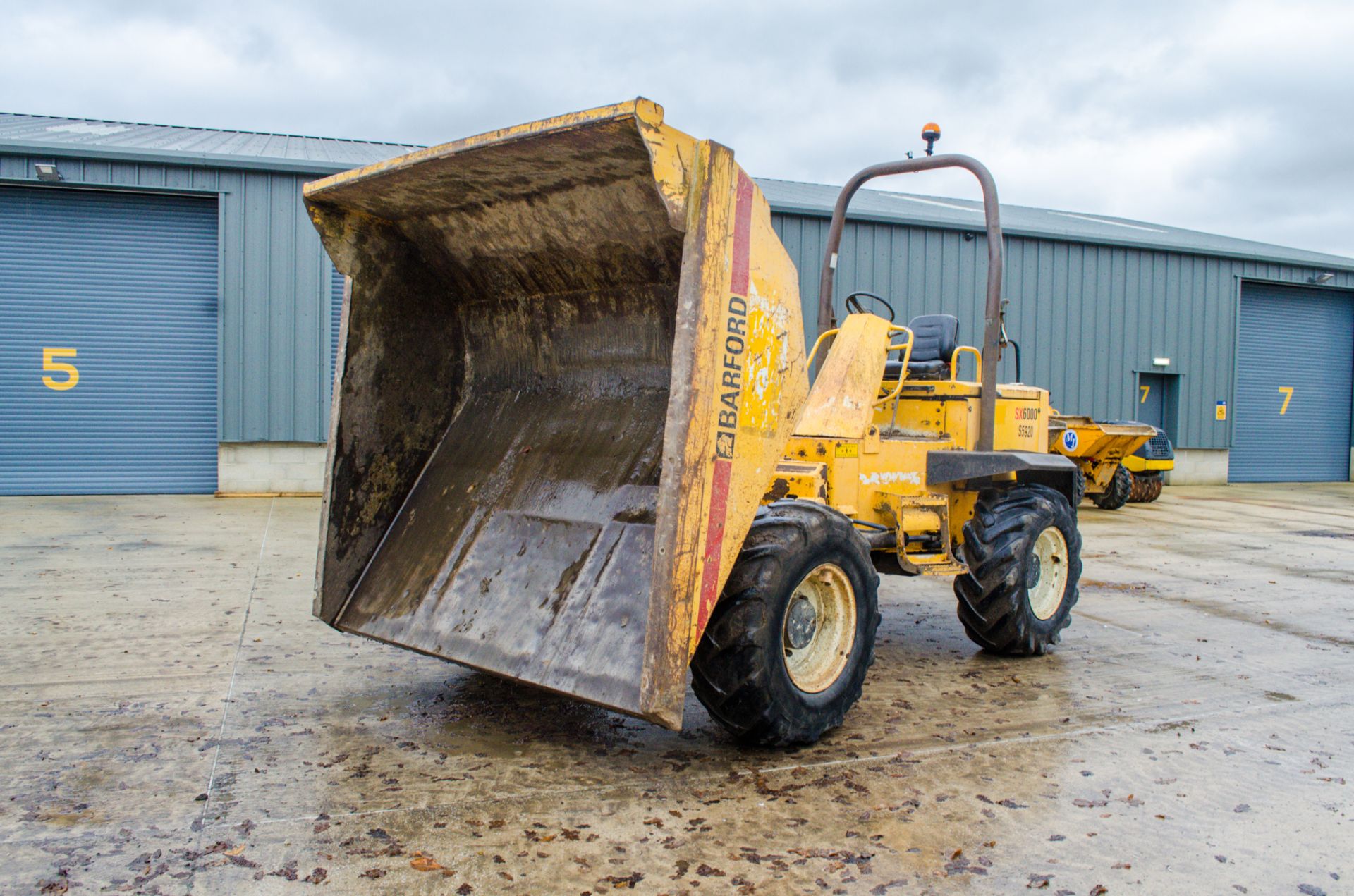 Barford SX6000 6 tonne straight skip dumper Year: 2006 S/N: SX61405 Recorded Hours: 2195 S5920 - Bild 13 aus 19