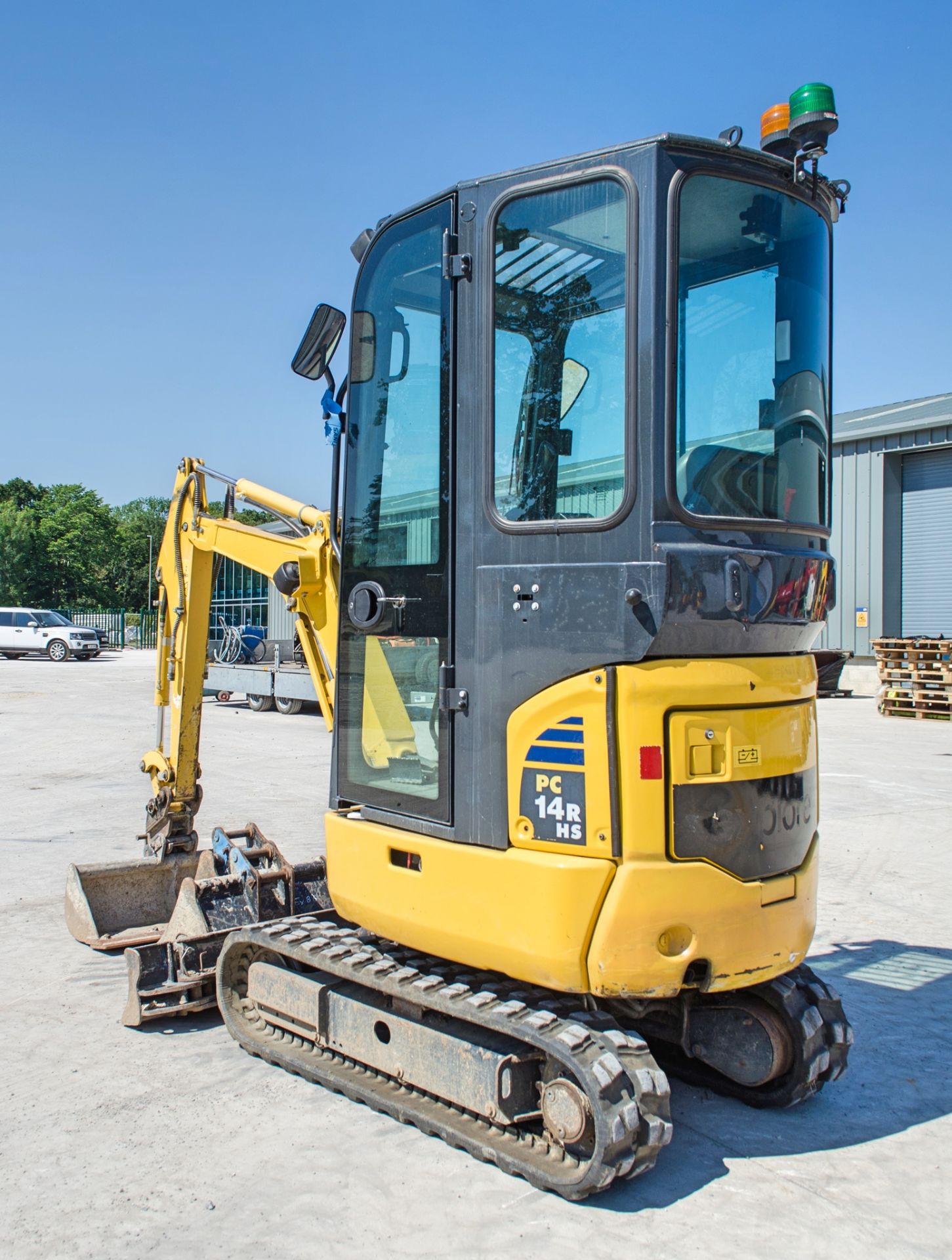 Komatsu PC14R-3HS 1.5 tonne rubber tracked mini excavator Year: 2019 S/N: 50697 Recorded hours: - Image 3 of 21