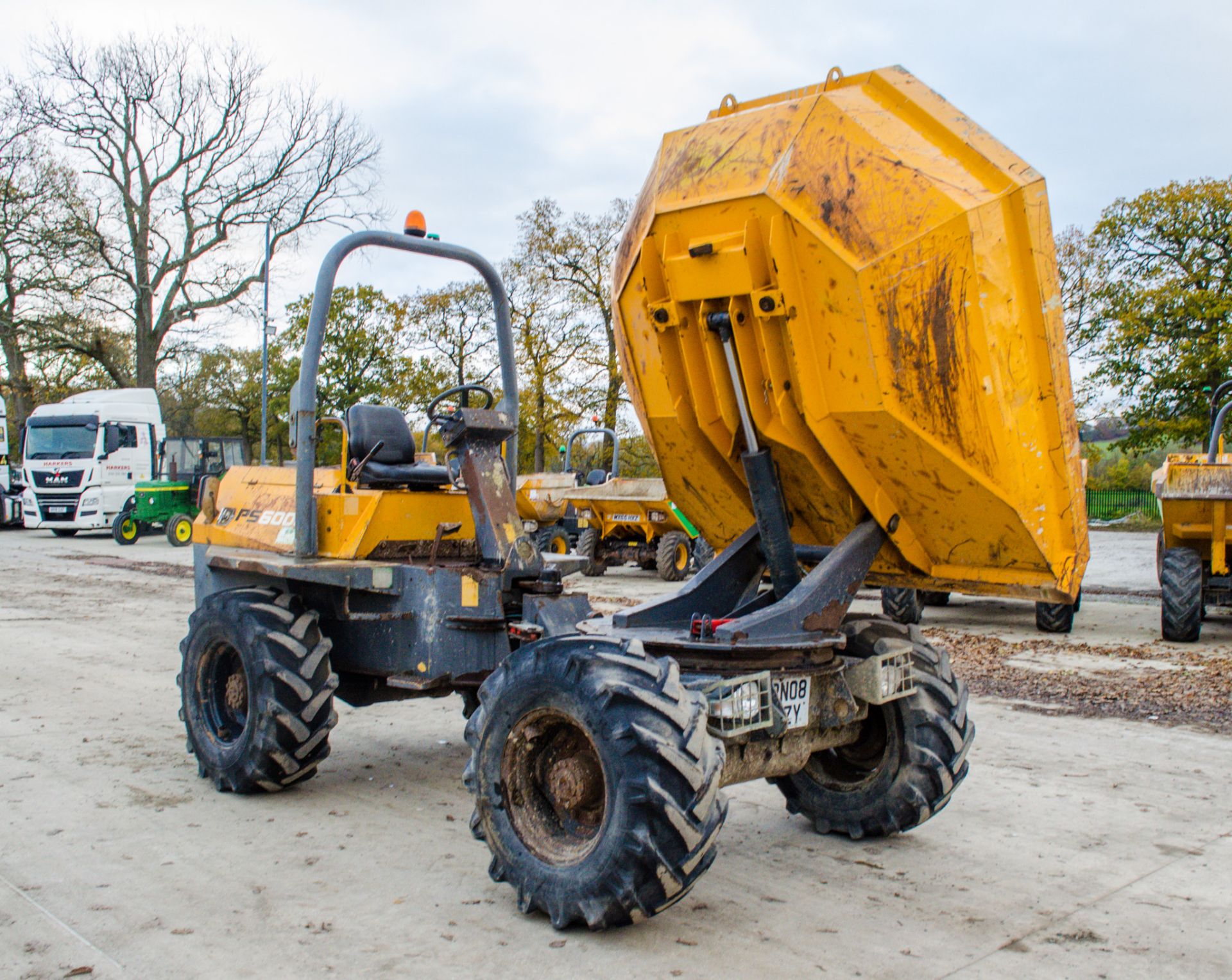 Terex PS6000 6 tonne swivel skip dumper  Year: 2008 S/N: PL082 Recorded Hours: 4439 2248 - Image 14 of 21