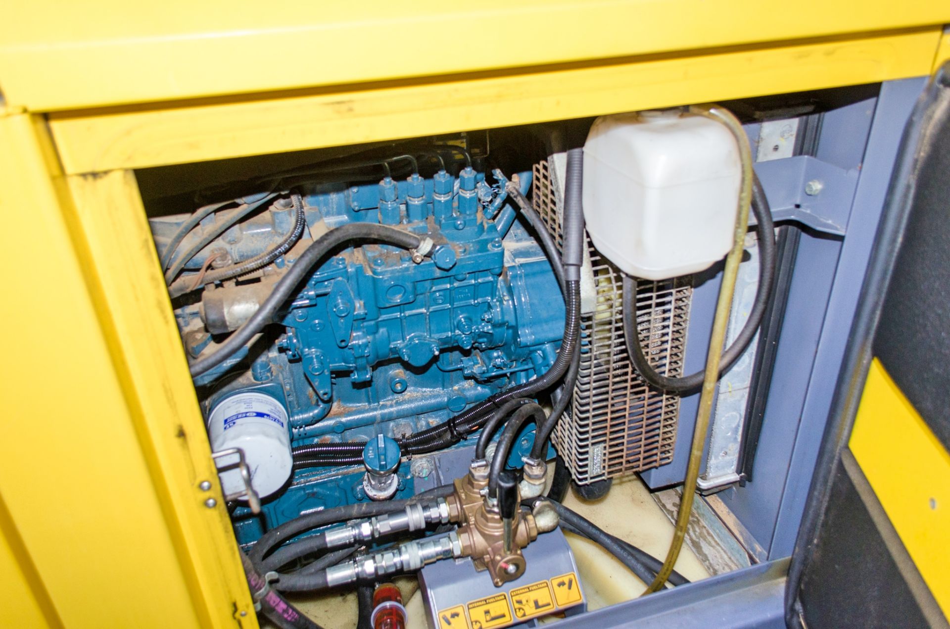 10ft x 8 ft steel power cell c/w Atlas Copco QAS40 diesel driven generator (Recorded Hours: 10,757), - Image 8 of 10