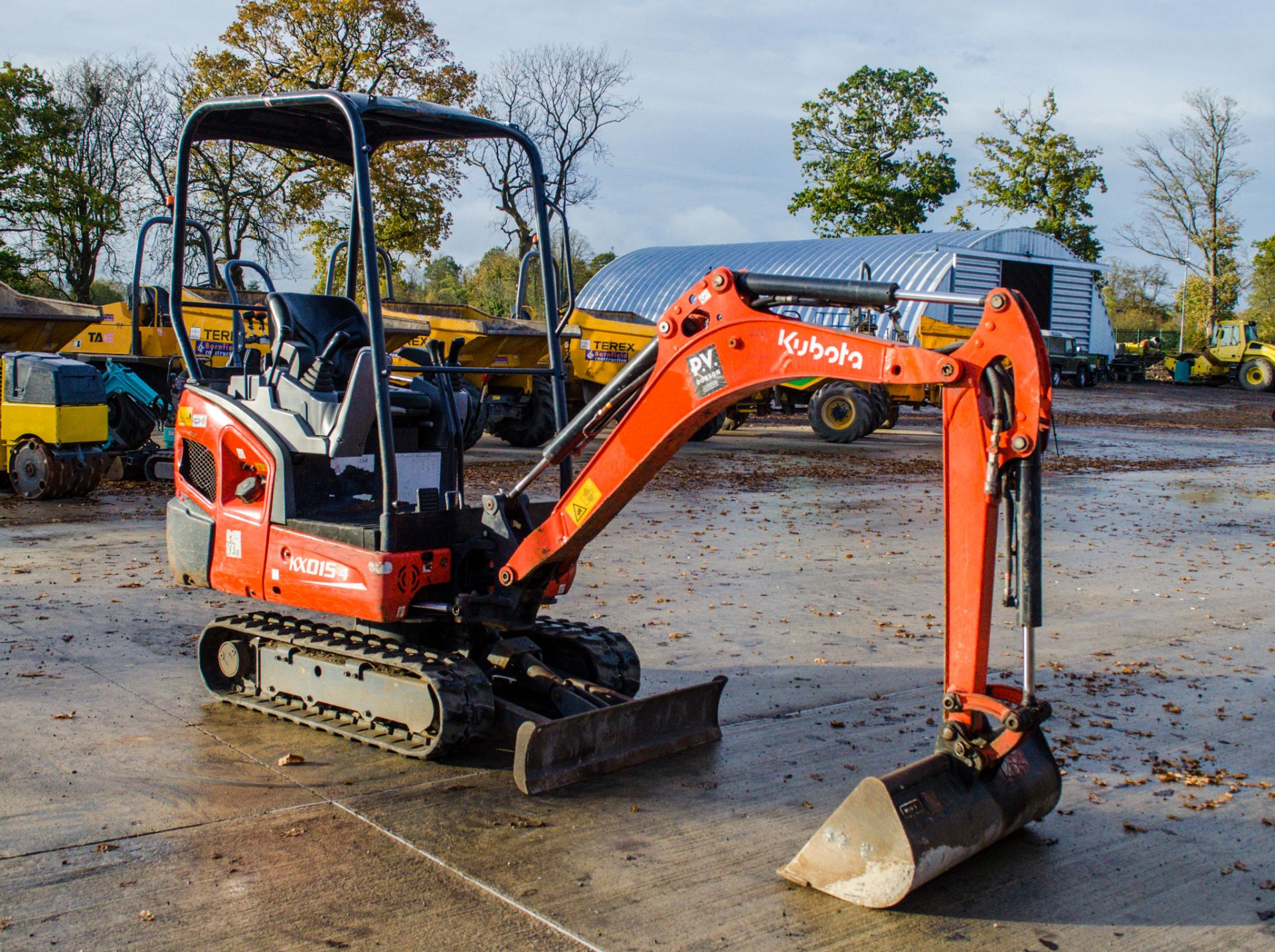 Kubota KX015-4 1.5 tonne rubber tracked mini excavator Year: 2018 S/N: 62575 Recorded Hours: 1764 - Image 2 of 19