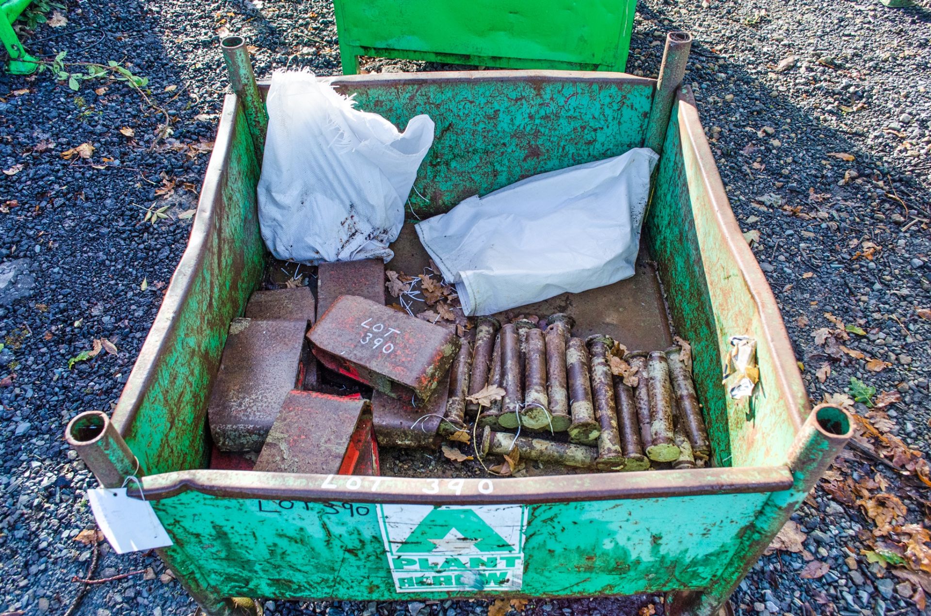 Stillage of connectors & pins