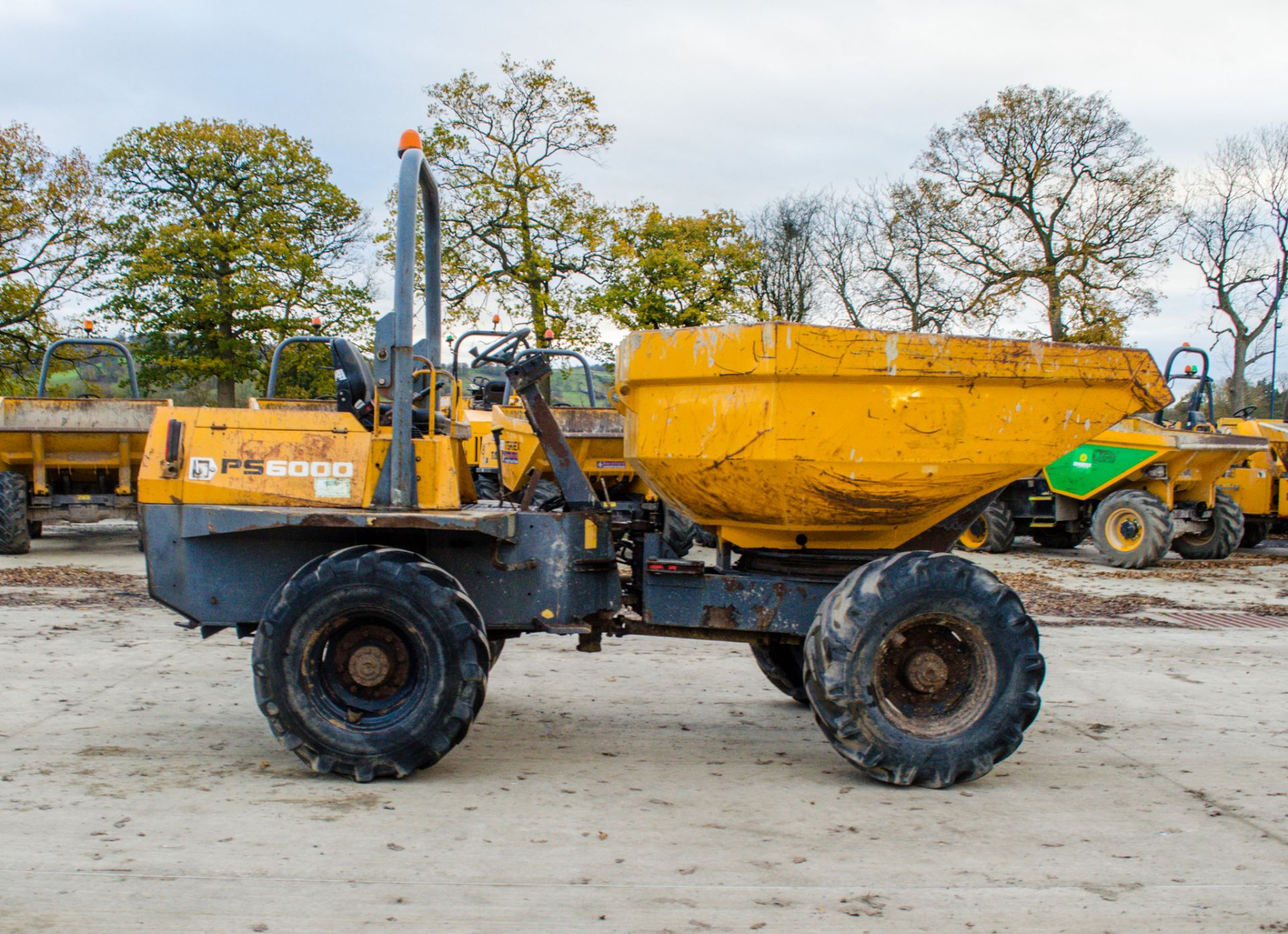 Terex PS6000 6 tonne swivel skip dumper  Year: 2008 S/N: PL082 Recorded Hours: 4439 2248 - Image 7 of 21