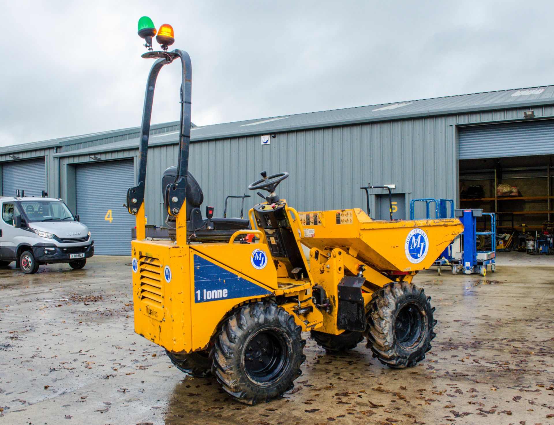 Thwaites 1 tonne hi-tip dumper Year: 2014 S/N: 17D778 Recorded Hours: 1212 3241543 - Image 4 of 21