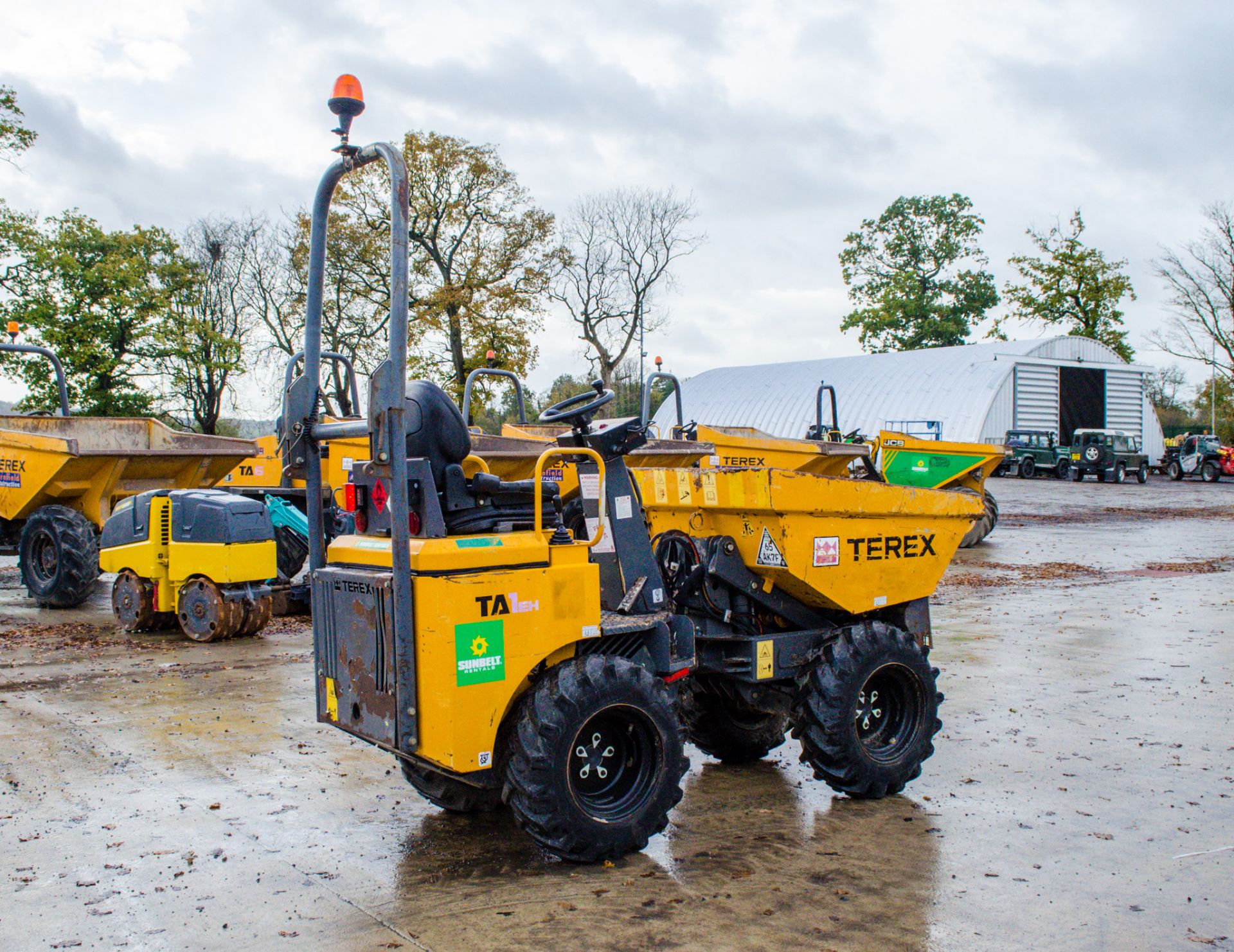 Terex TA1EH 1 tonne hi-tip dumper Year: 2014 S/N: 2064 Recorded Hours: 1213 A641656 - Image 3 of 21