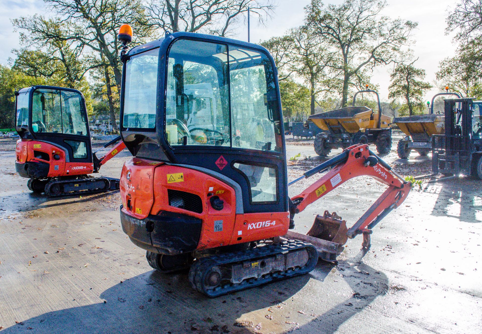 Kubota KX016-4 1.6 tonne rubber tracked mini excavator Year: 2015 S/N: 58337 Recorded Hours: 1792 - Image 3 of 19