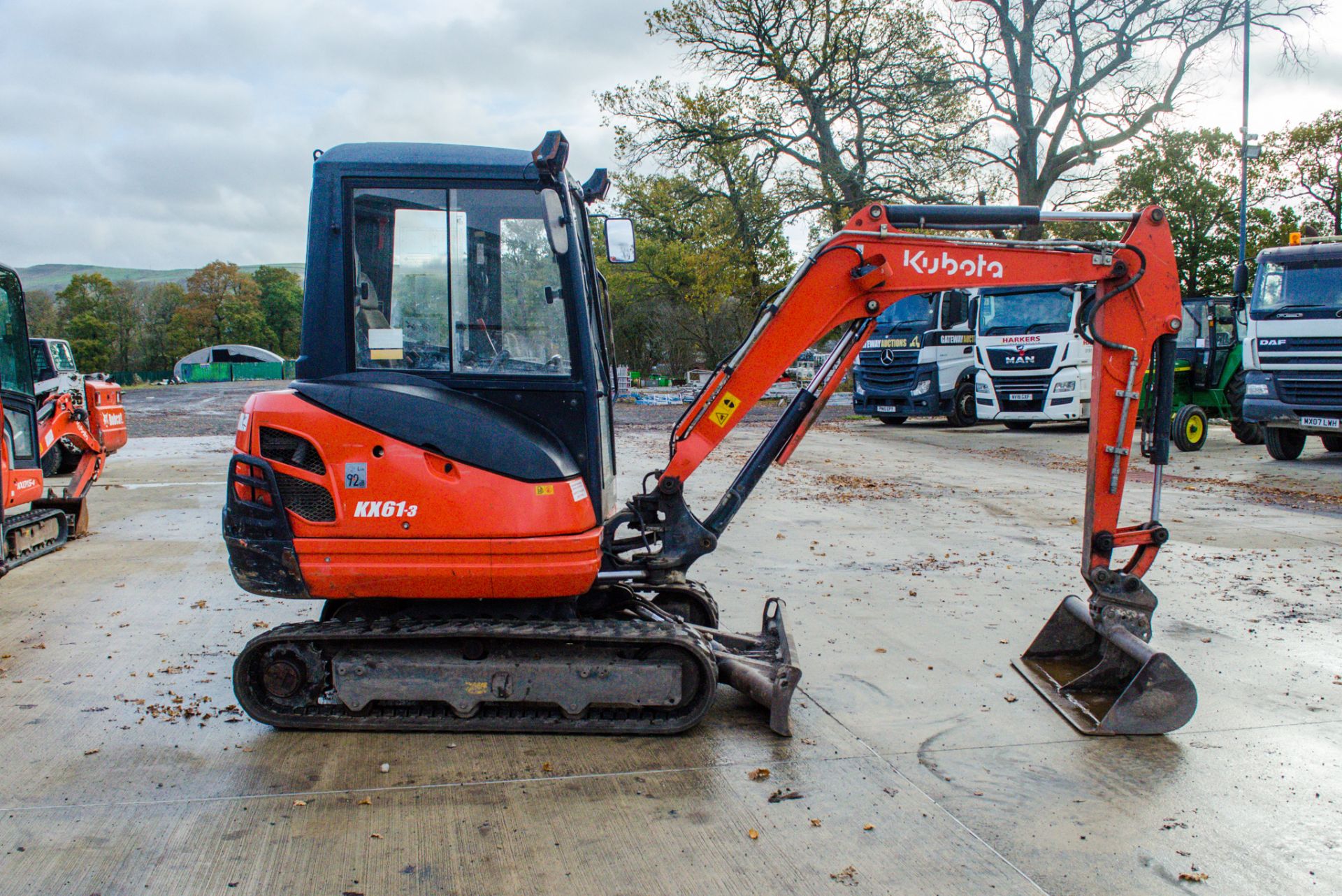 Kubota KX61-3 2.6 tonne rubber tracked excavator Year: 2015 S/N: 81787 Recorded Hours: 2860 EXC149 - Image 7 of 18