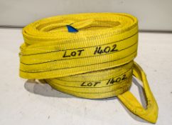 2 - 3 tonne x 2 metre webbing lifting slings ** New and unused **