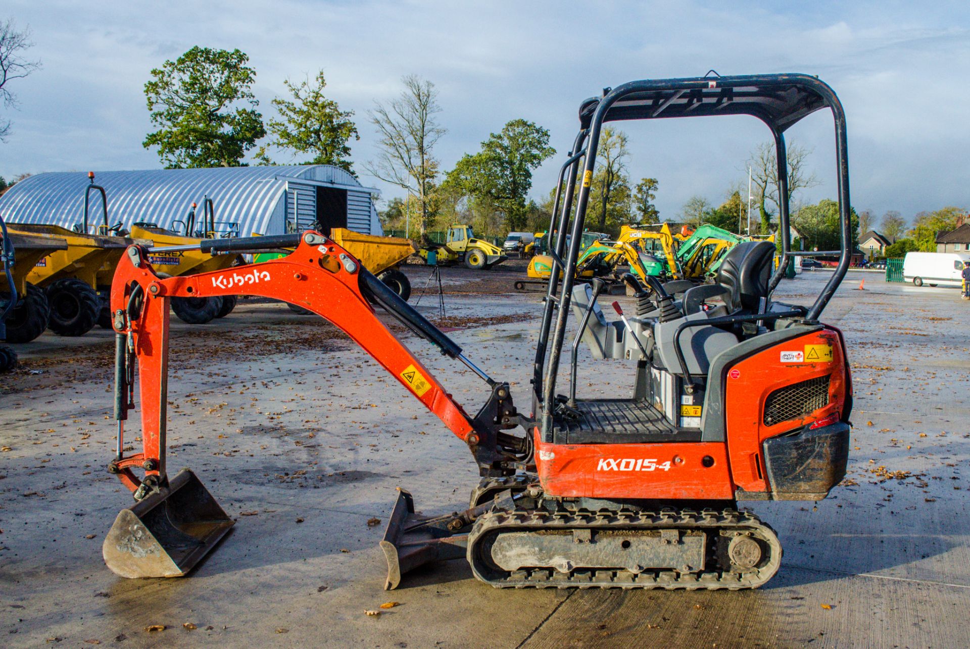 Kubota KX015-4 1.5 tonne rubber tracked mini excavator Year: 2018 S/N: 62575 Recorded Hours: 1764 - Image 7 of 19