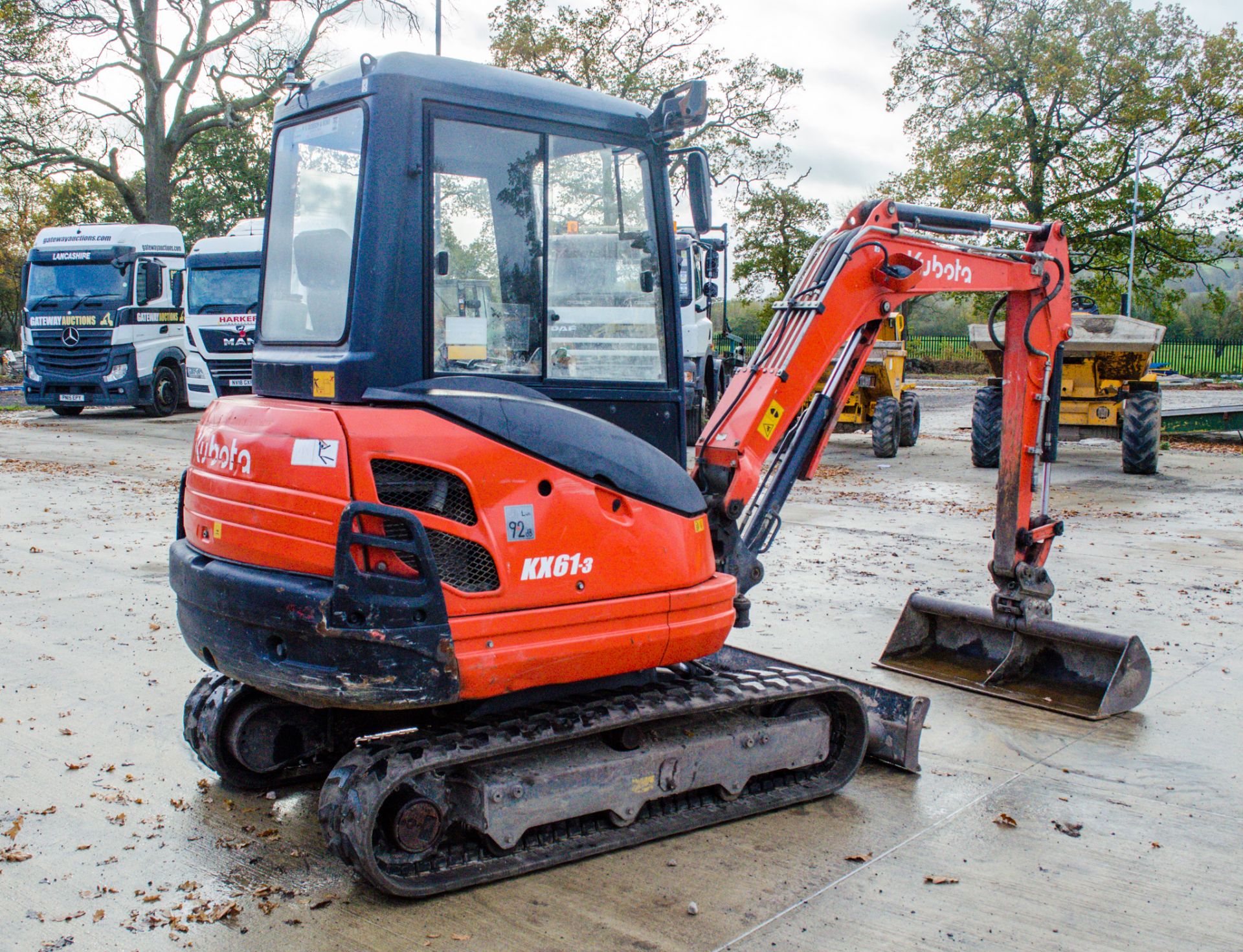 Kubota KX61-3 2.6 tonne rubber tracked excavator Year: 2015 S/N: 81787 Recorded Hours: 2860 EXC149 - Image 3 of 18