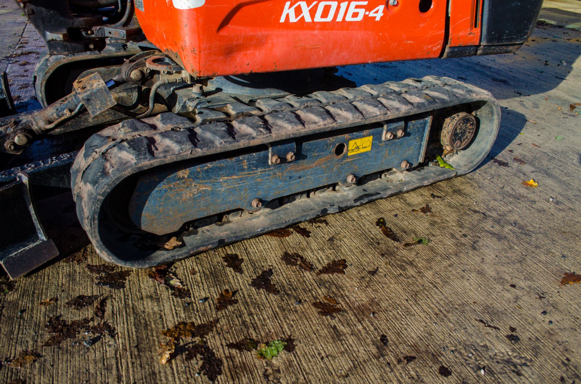 Kubota KX016-4 1.6 tonne rubber tracked mini excavator Year: 2014 S/N: 58179 Recorded Hours: 1812 - Image 14 of 19