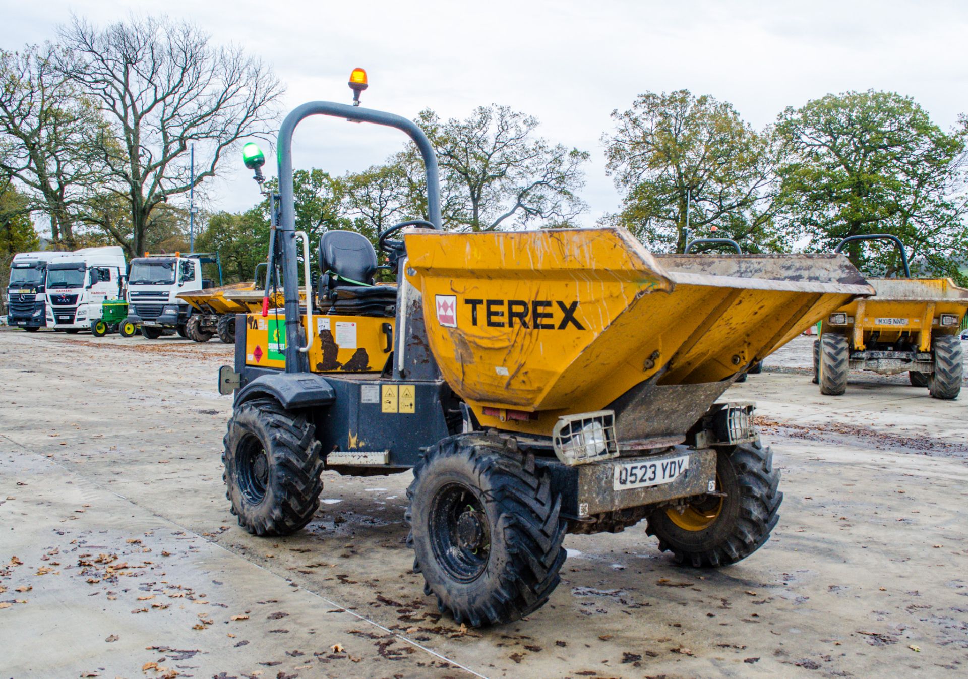 Terex TA3s 3 tonne swivel skip dumper Year: 2014 S/N: PB5504 Recorded Hours: 1168 A635098 - Image 2 of 23