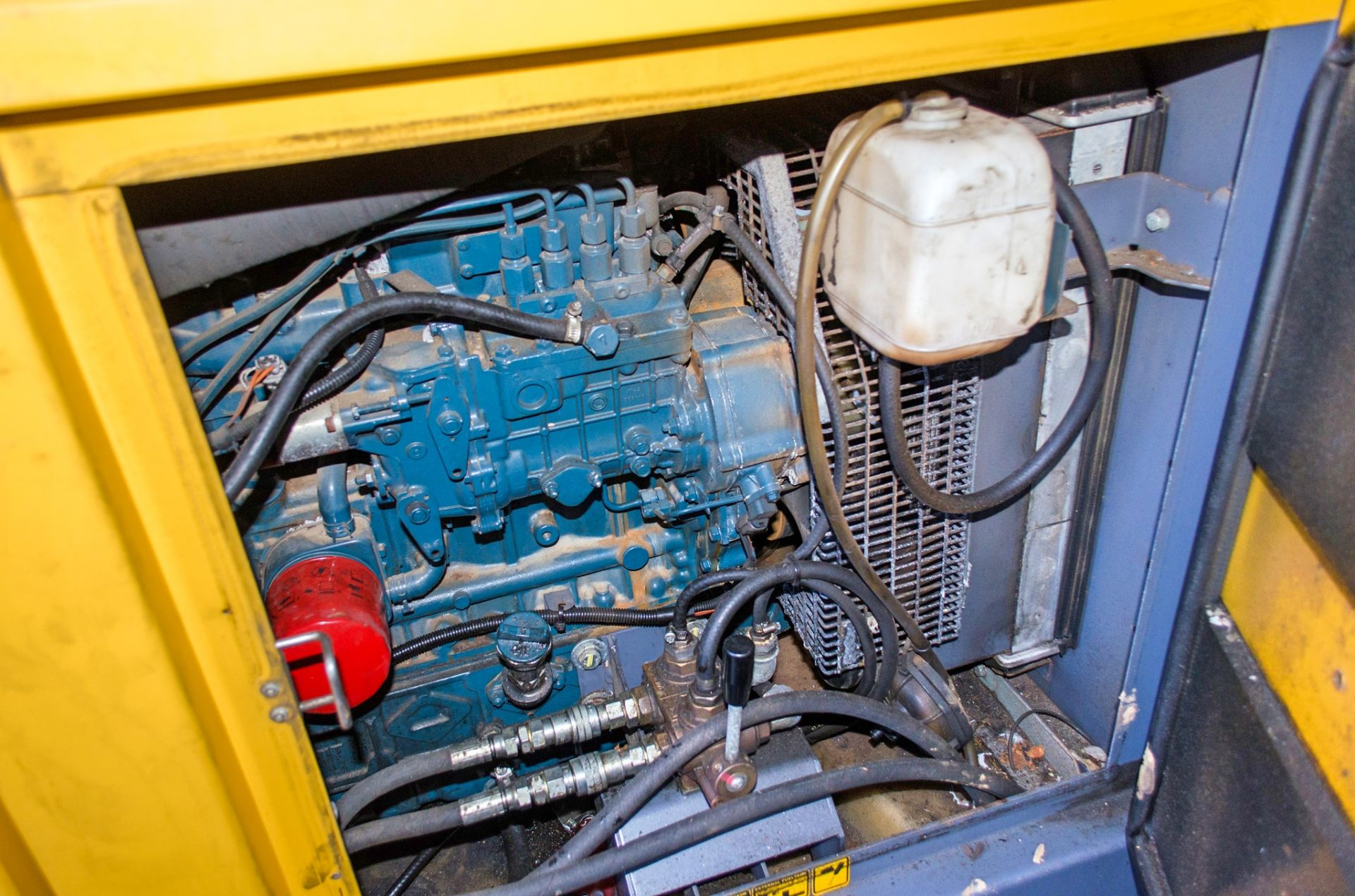 10ft x 8 ft steel power cell c/w Atlas Copco QAS40 diesel driven generator (Recorded Hours: 18,123), - Image 10 of 10