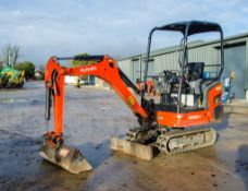 Kubota KX015-4 1.5 tonne rubber tracked mini excavator Year: 2018 S/N: 62575 Recorded Hours: 1764