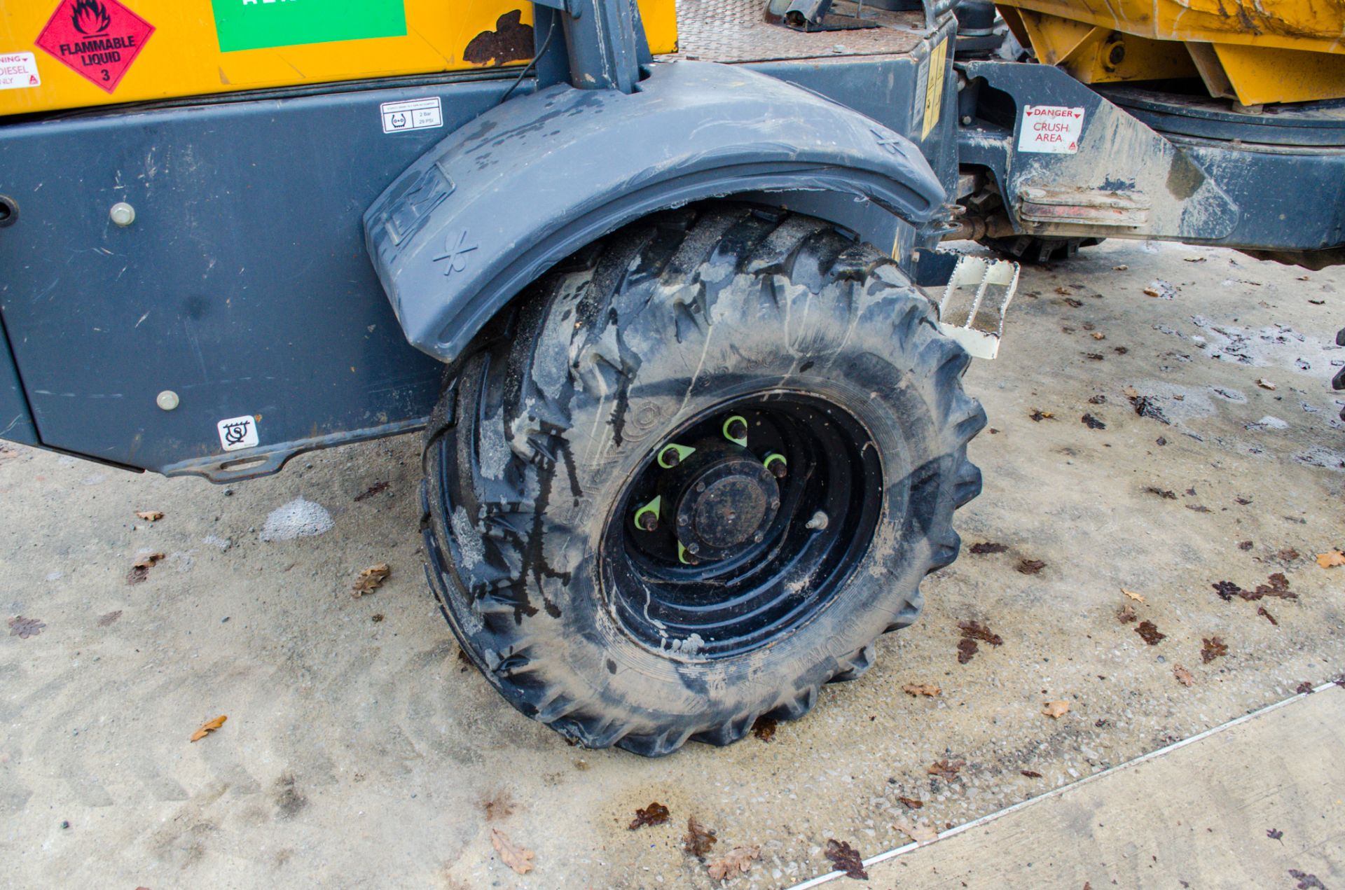 Terex TA3s 3 tonne swivel skip dumper Year: 2014 S/N: PB5504 Recorded Hours: 1168 A635098 - Image 11 of 23