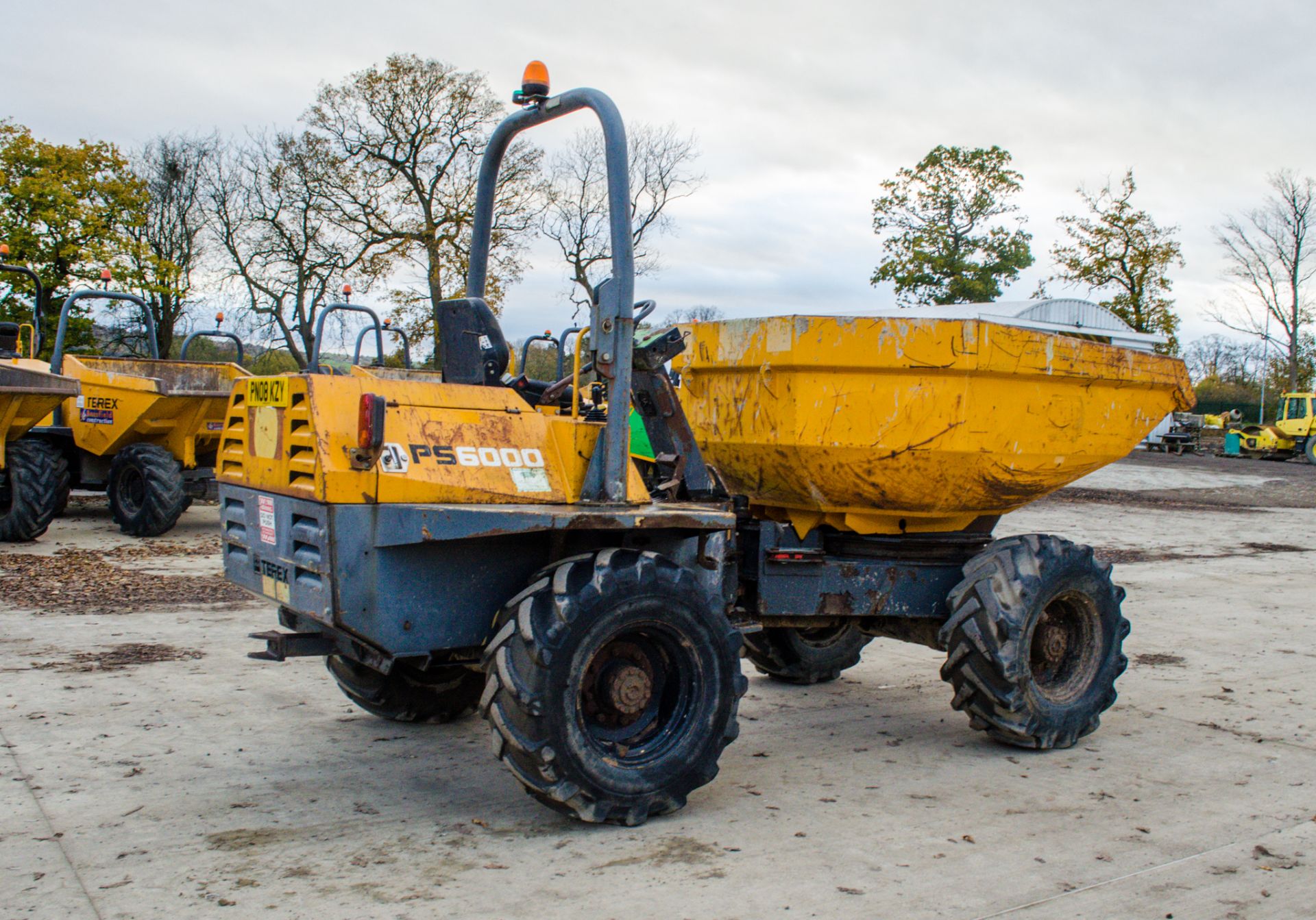 Terex PS6000 6 tonne swivel skip dumper  Year: 2008 S/N: PL082 Recorded Hours: 4439 2248 - Image 3 of 21