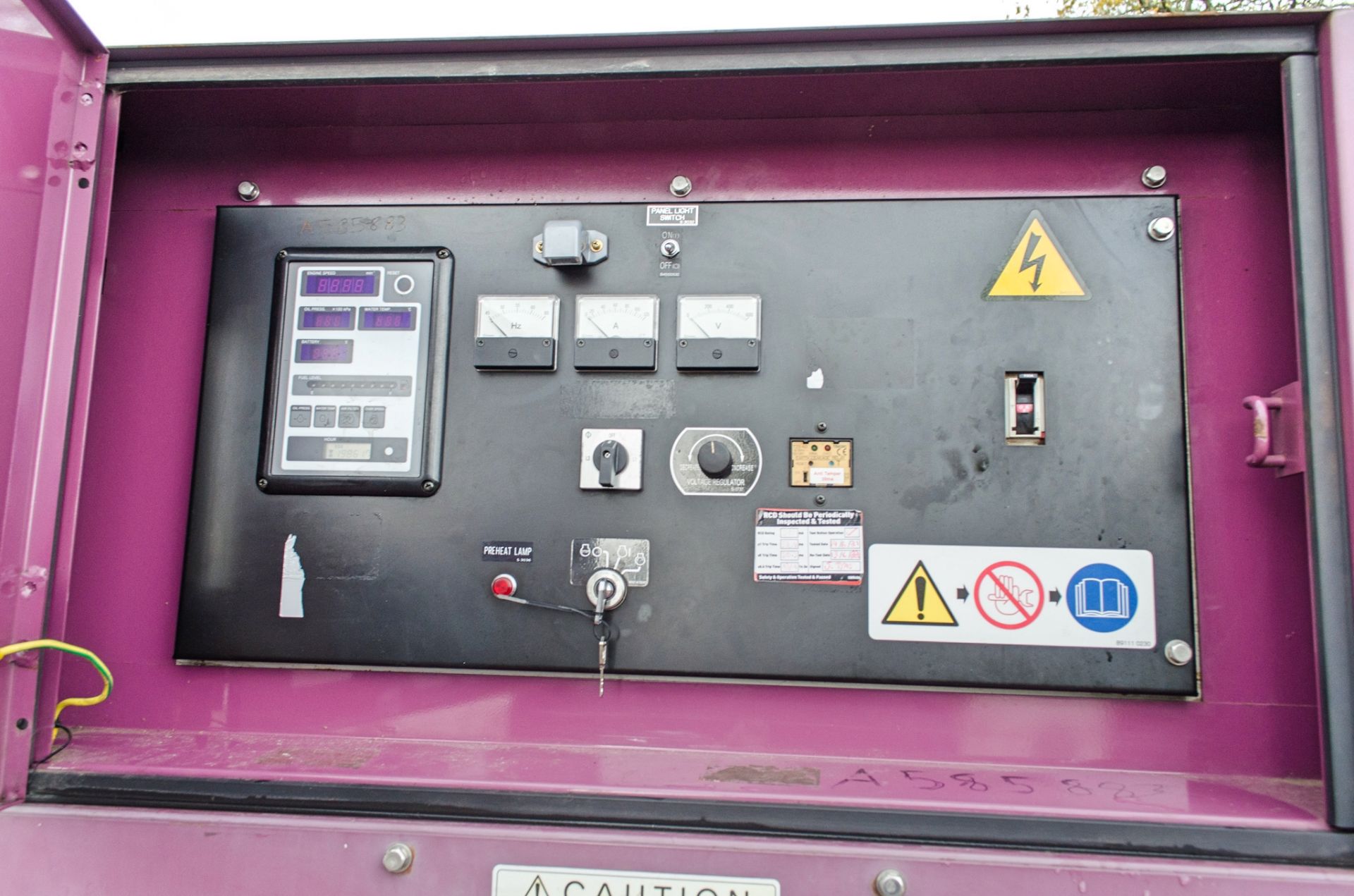 Denyo DCA-70ESEI 60 kva diesel driven mobile generator Year: 2011 S/N: 3849689 Recorded Hours: - Image 3 of 7