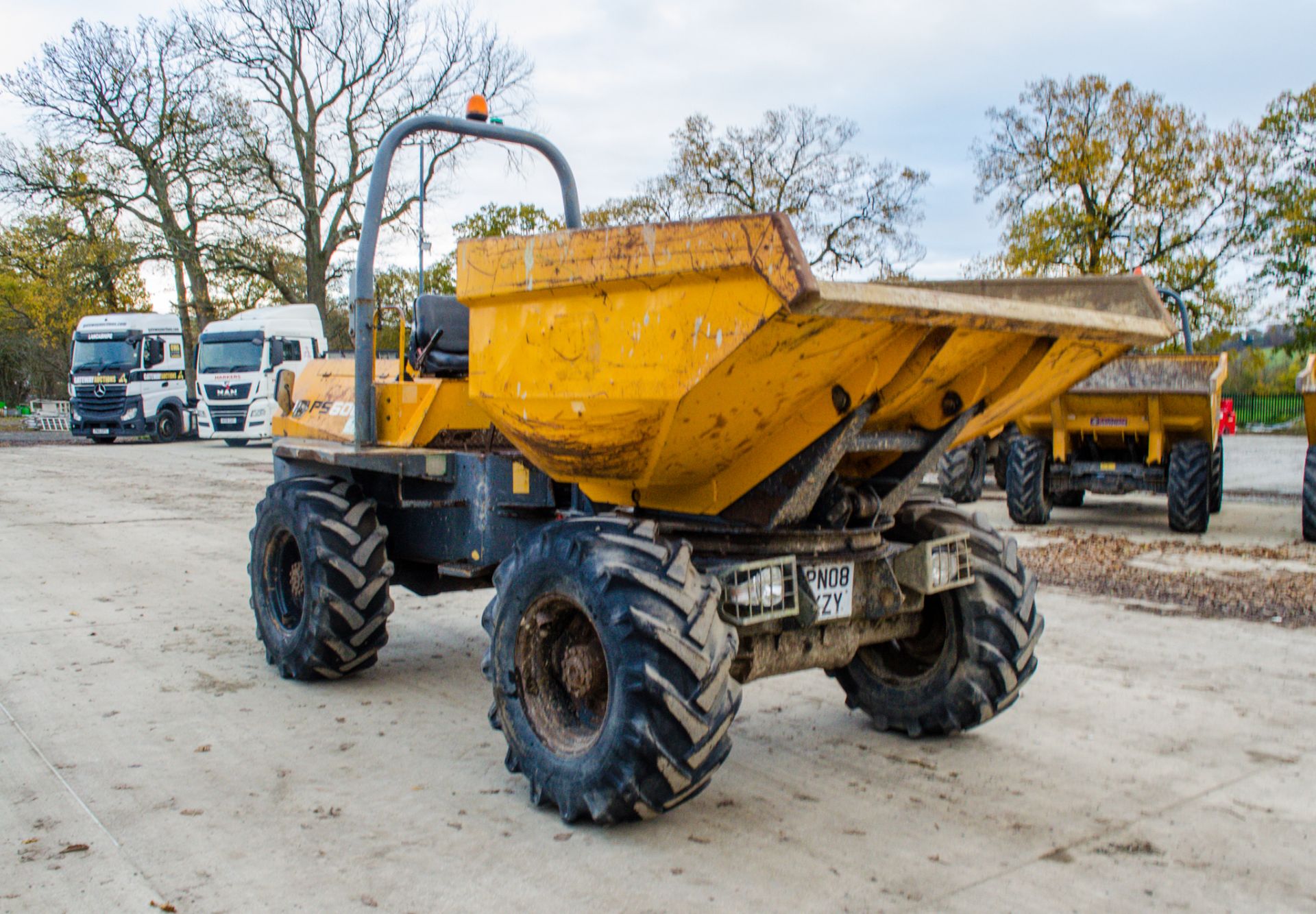 Terex PS6000 6 tonne swivel skip dumper  Year: 2008 S/N: PL082 Recorded Hours: 4439 2248 - Image 2 of 21