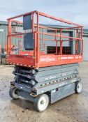 Skyjack SJIII 4626 battery electric scissor lift access platform Year: 2014 S/N: 70020154 SHB0674