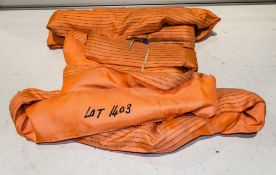 3 - 10 tonne x 1 metre round lifting slings ** New and unused **