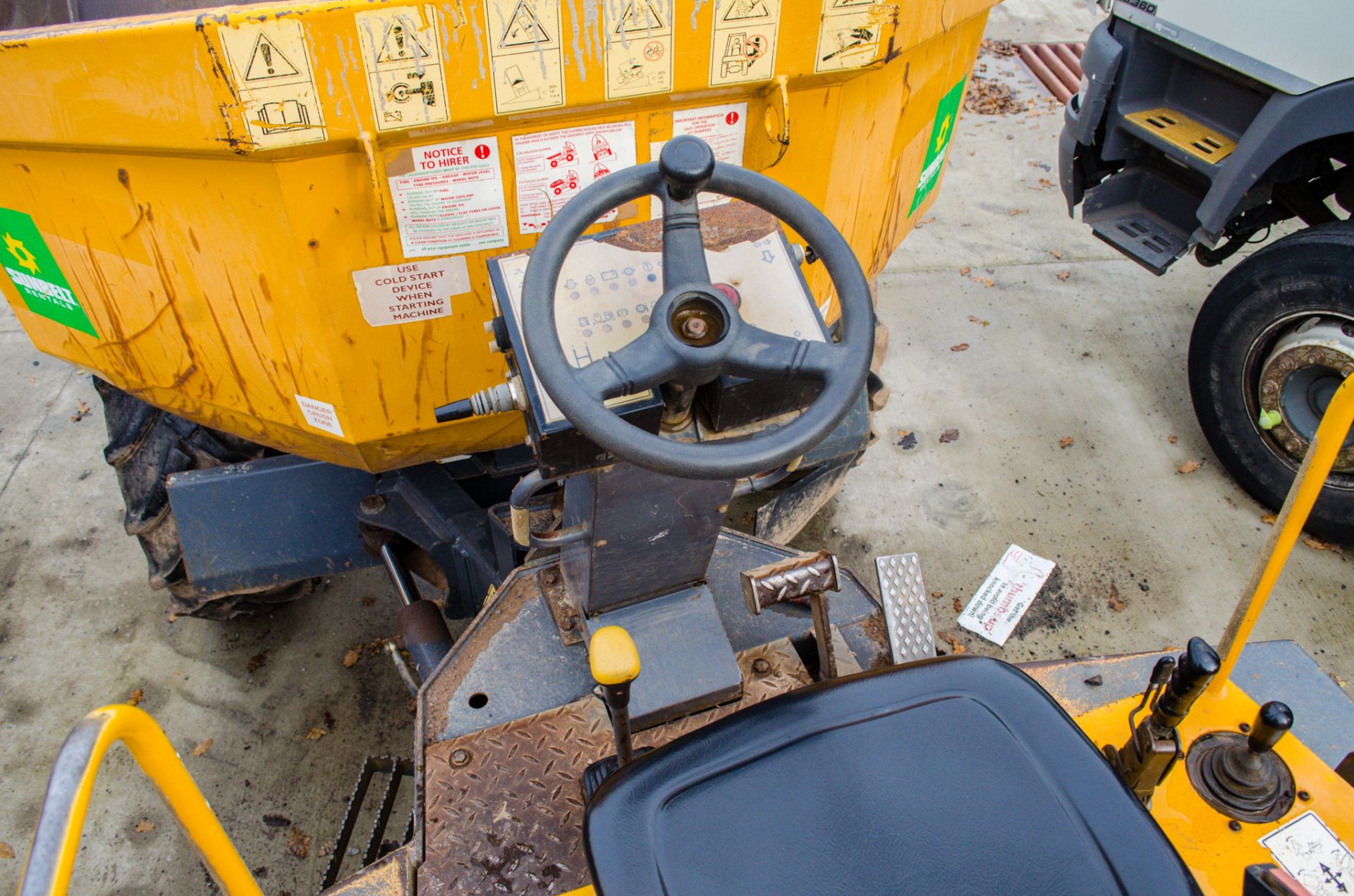 Terex TA6s 6 tonne swivel skip dumper  Year: 2014 S/N: 5592 Recorded Hours: 2249 A635117 - Image 22 of 23