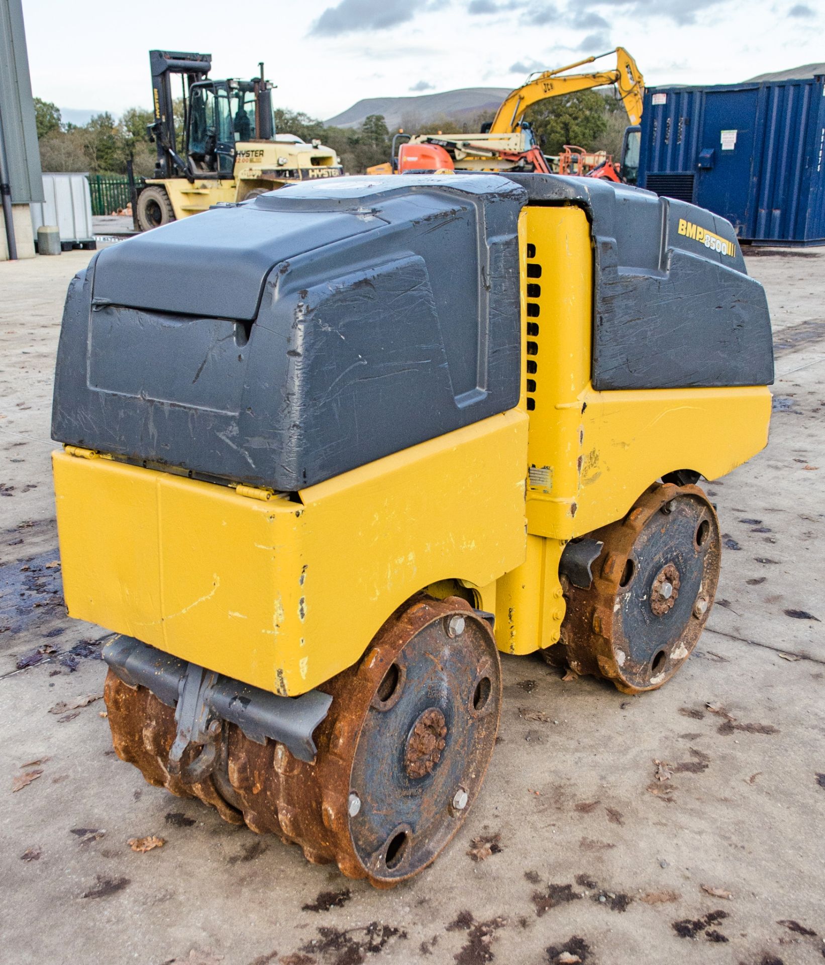 Bomag BMP8500 diesel driven trench roller compactor Year: 2012 S/N: 112763 Recorded Hours: 1047 c/ - Image 3 of 10