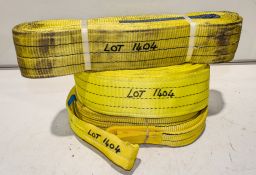 3 - 3 tonne x 5 metre webbing lifting slings ** New and unused **