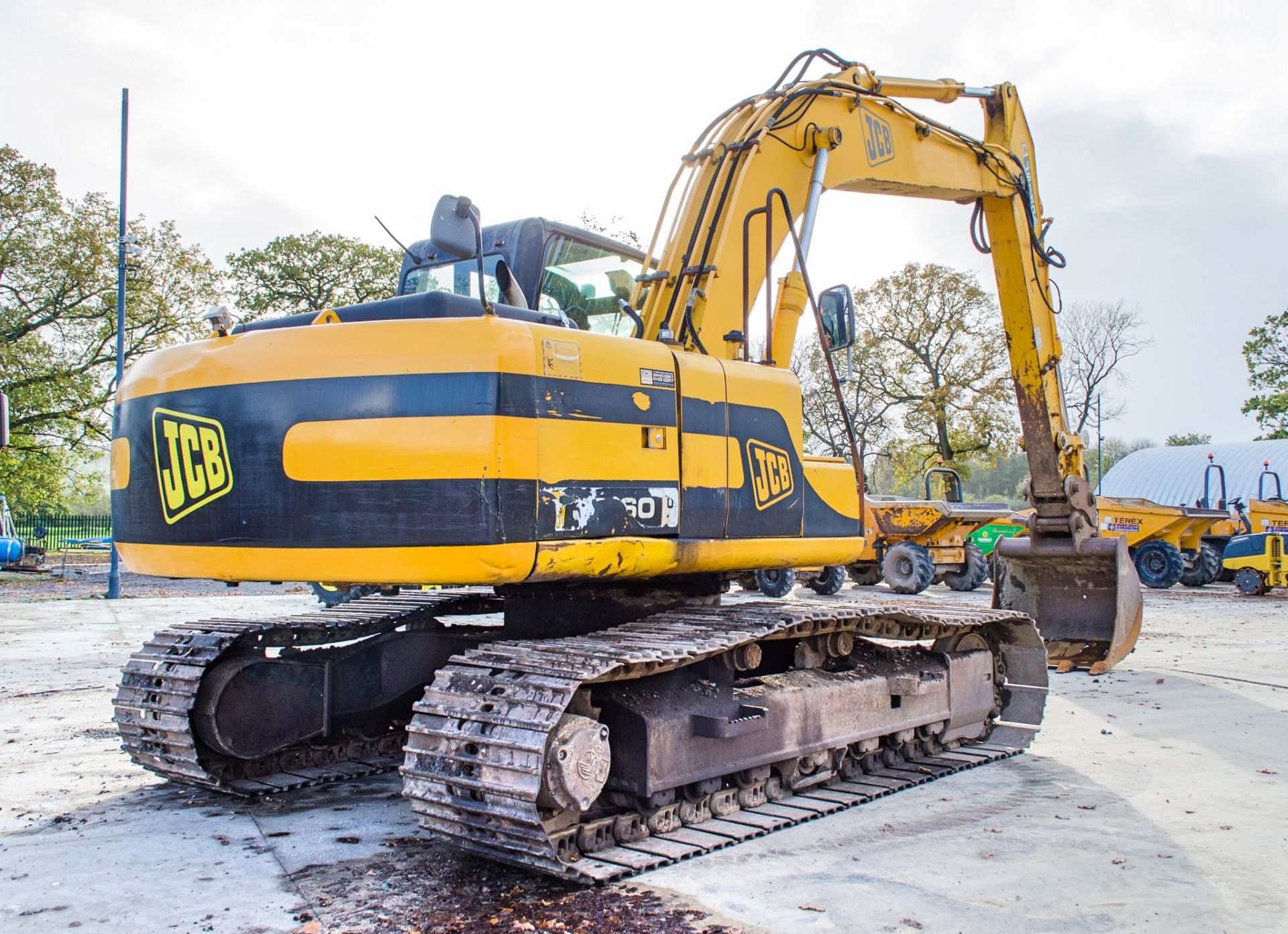 JCB JS160LC 16 tonne steel tracked excavator Year: 2004 S/N: 703772 Recorded Hours: 10424 piped, - Image 3 of 25