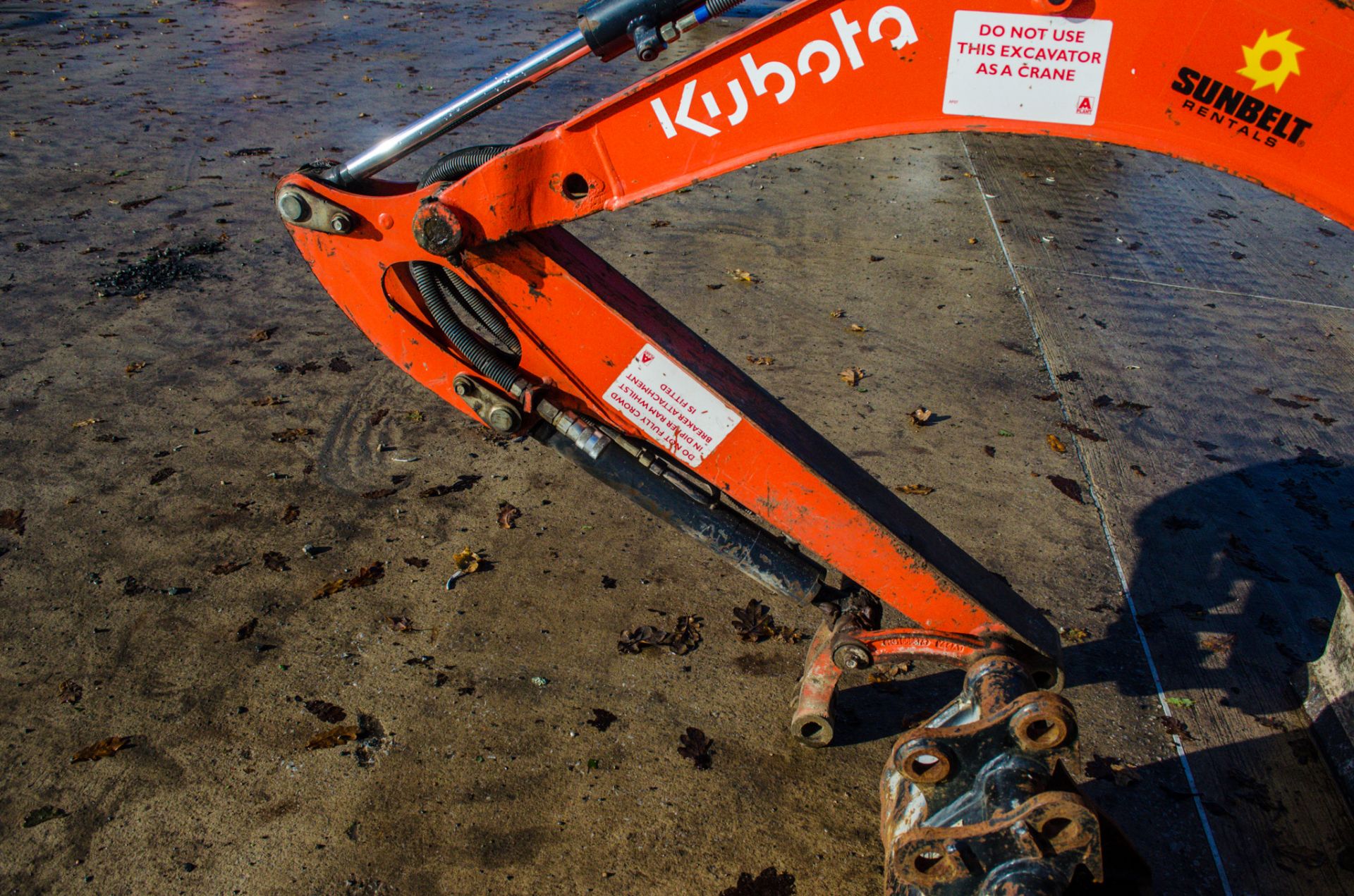 Kubota KX016-4 1.6 tonne rubber tracked mini excavator Year: 2015 S/N: 58337 Recorded Hours: 1792 - Image 12 of 19