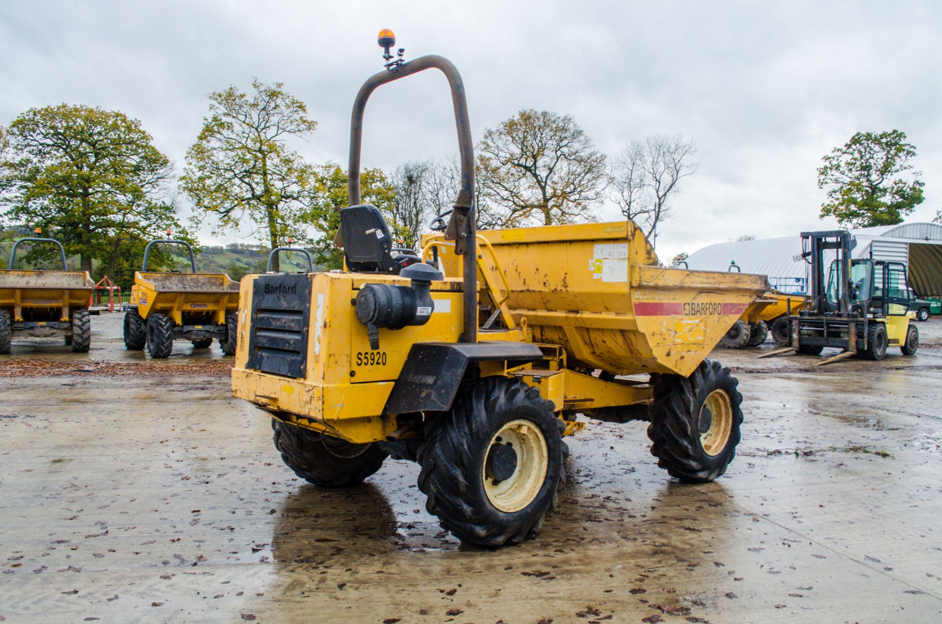 Barford SX6000 6 tonne straight skip dumper Year: 2006 S/N: SX61405 Recorded Hours: 2195 S5920 - Bild 3 aus 19