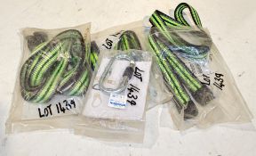 3 - safety lanyards and 1 safety connector ** New and unused **