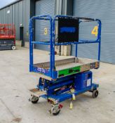 Power tower push around battery electric access platform Year: 2017 S/N: 34822817 A824095