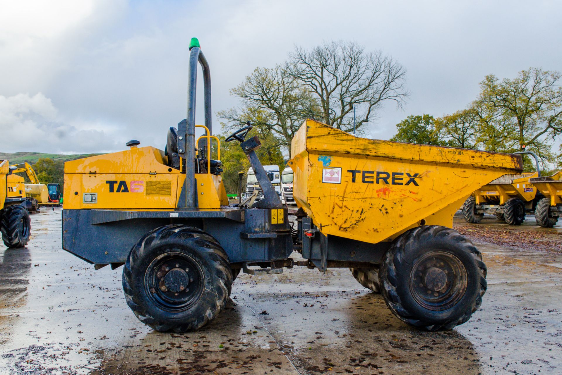 Terex TA6 6 tonne straight skip dumper Year: 2014 S/N: PH4936 Recorded Hours:  D1737 - Image 7 of 18