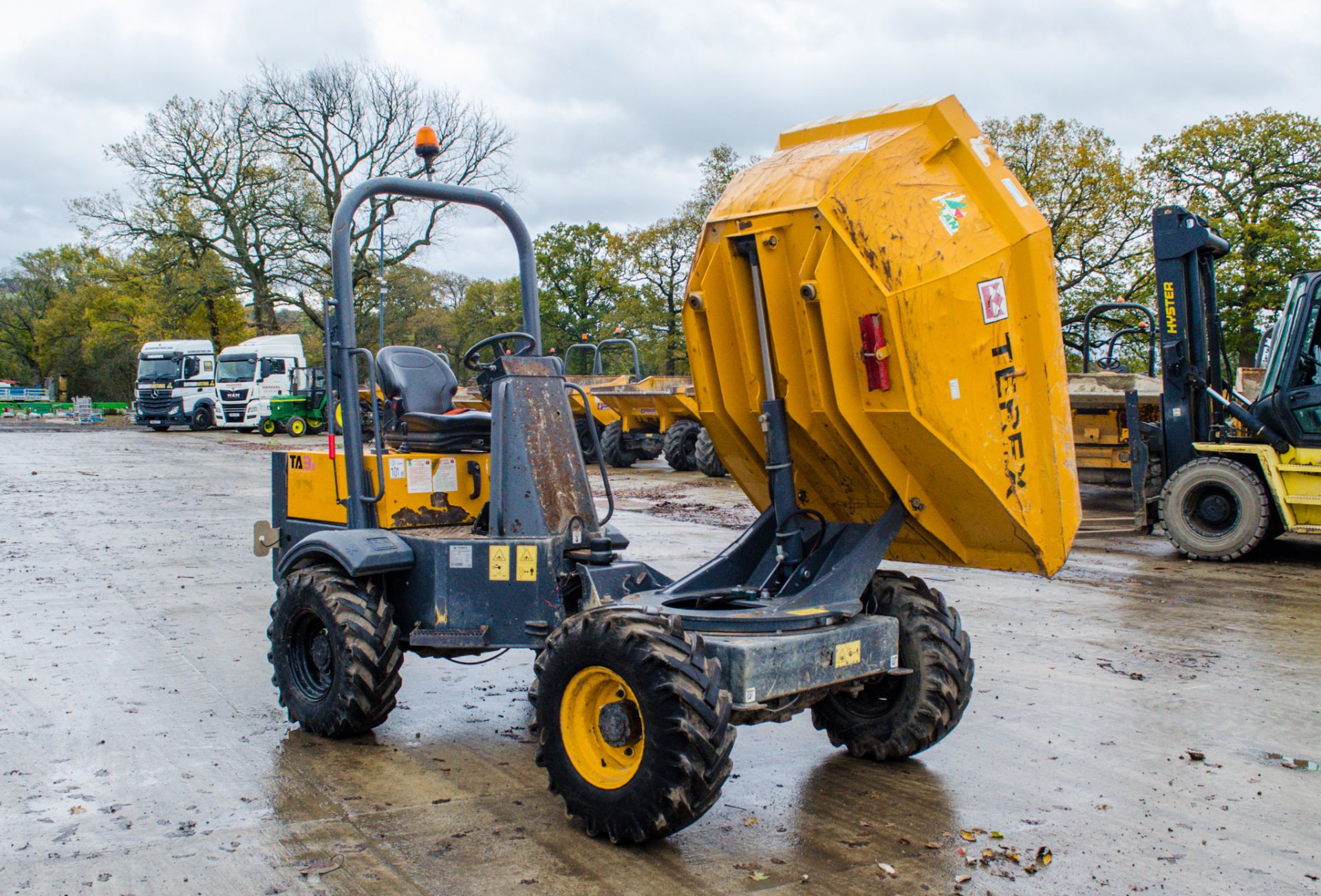 Terex TA3s 3 tonne swivel skip dumper Year: 2014 S/N: 5694 Recorded Hours: 1063 A635082 - Bild 14 aus 20