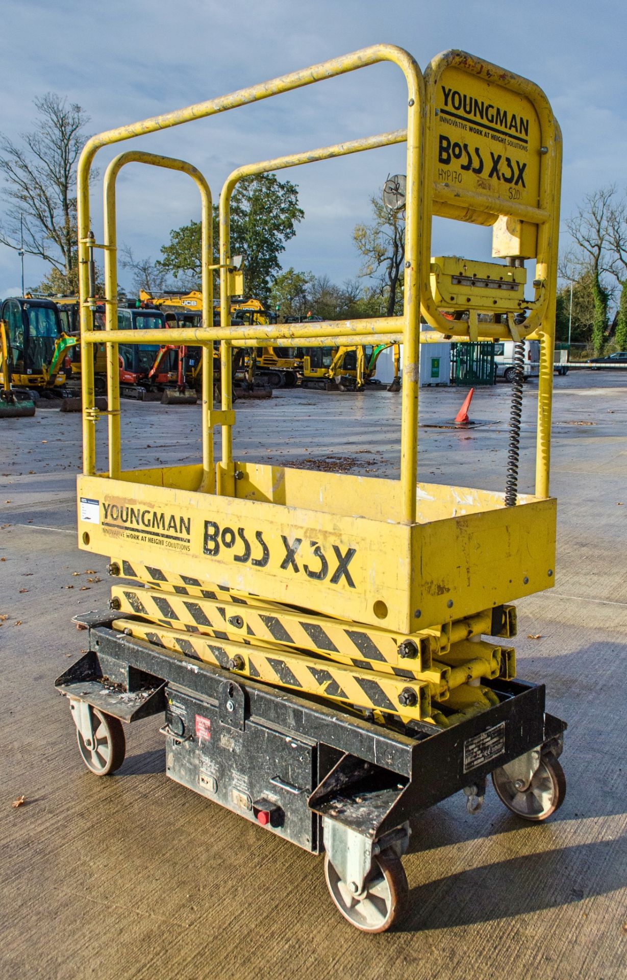 Youngman Boss X3X push around electric access platform Year: 2010 S/N: 31173 HYP170 - Image 2 of 8