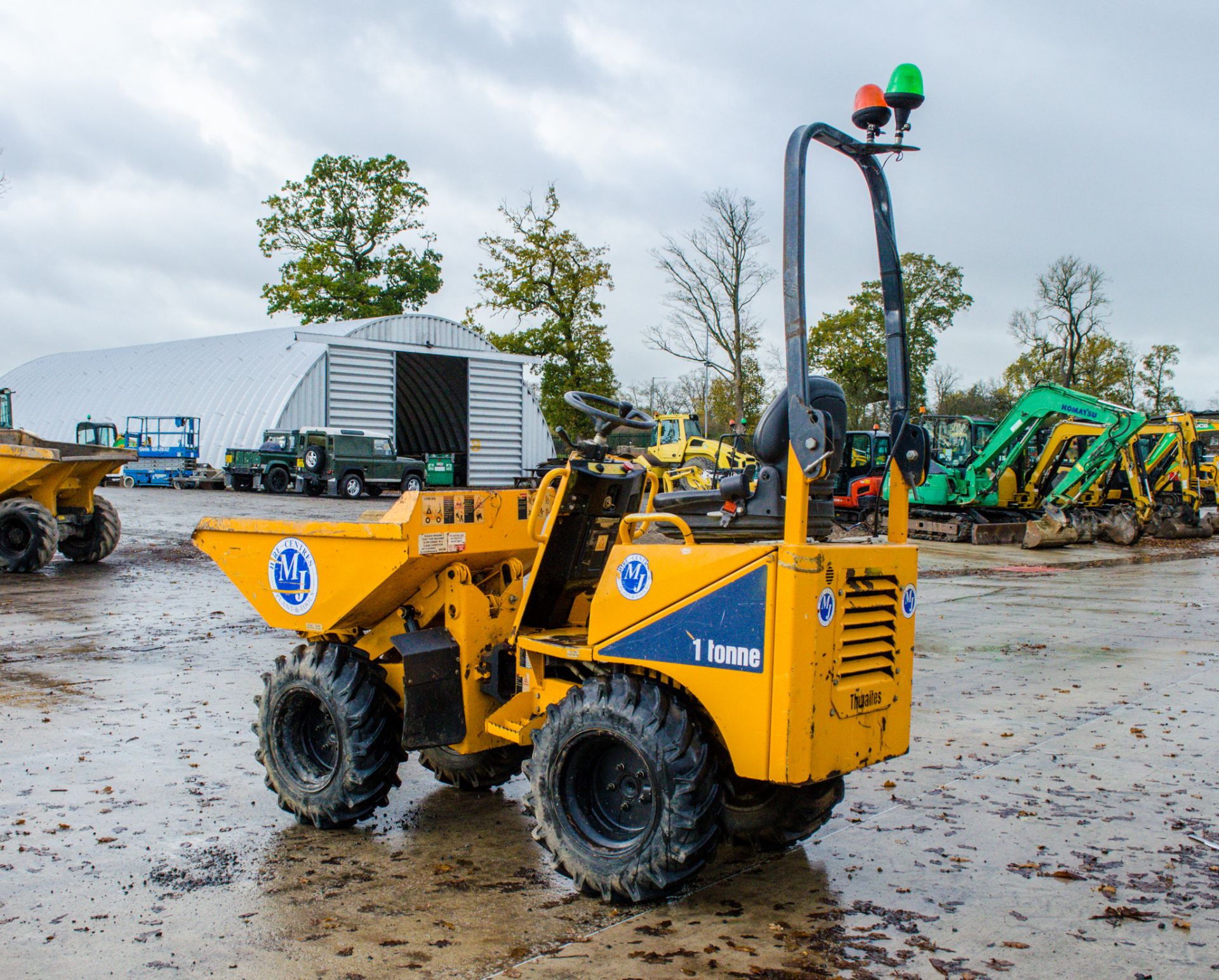 Thwaites 1 tonne hi-tip dumper Year: 2014 S/N: 17D778 Recorded Hours: 1212 3241543 - Image 3 of 21