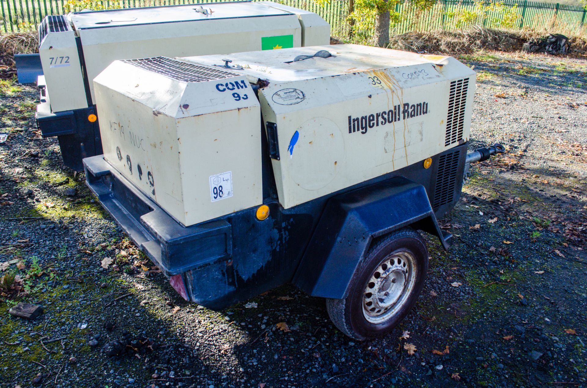 Ingersoll Rand 7/741 diesel driven fast tow air compressor COM093 - Image 2 of 6