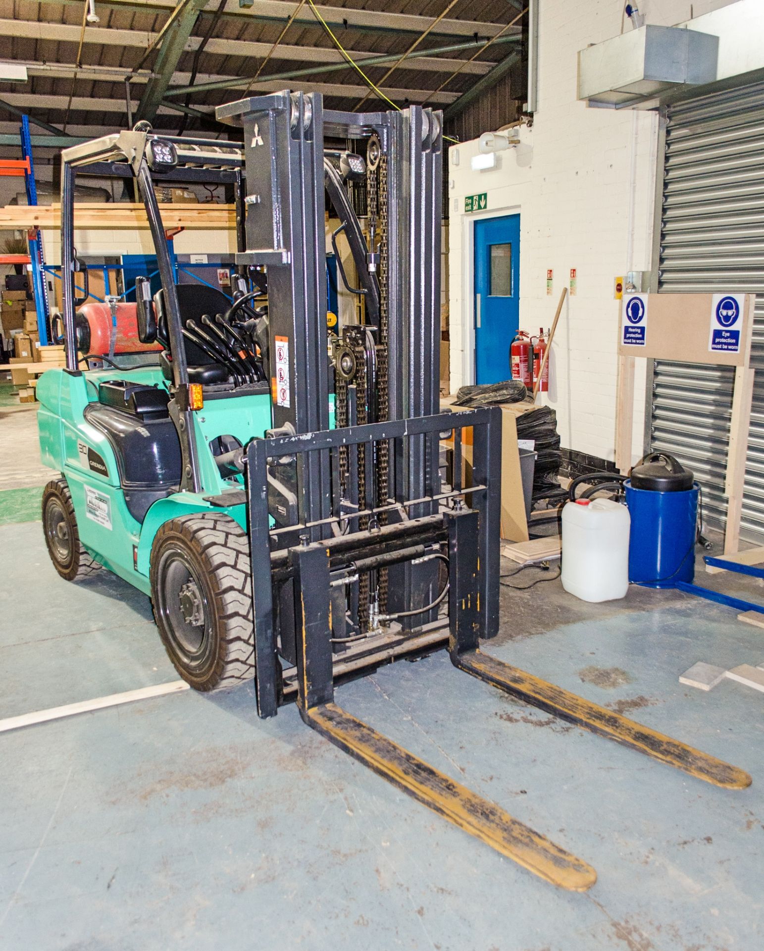 Mitsubishi Grendia FG30NT 3 tonne gas powered fork lift truck Year: 2020 S/N: C13G02524 Recorded - Image 2 of 16