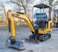 JCB 15C-2 1.5 tonne rubber tracked mini excavator Year: 2019 S/N: 2710262 Recorded hours: 857 Blade,
