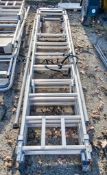 Tubesca extending aluminium step ladder AP5161