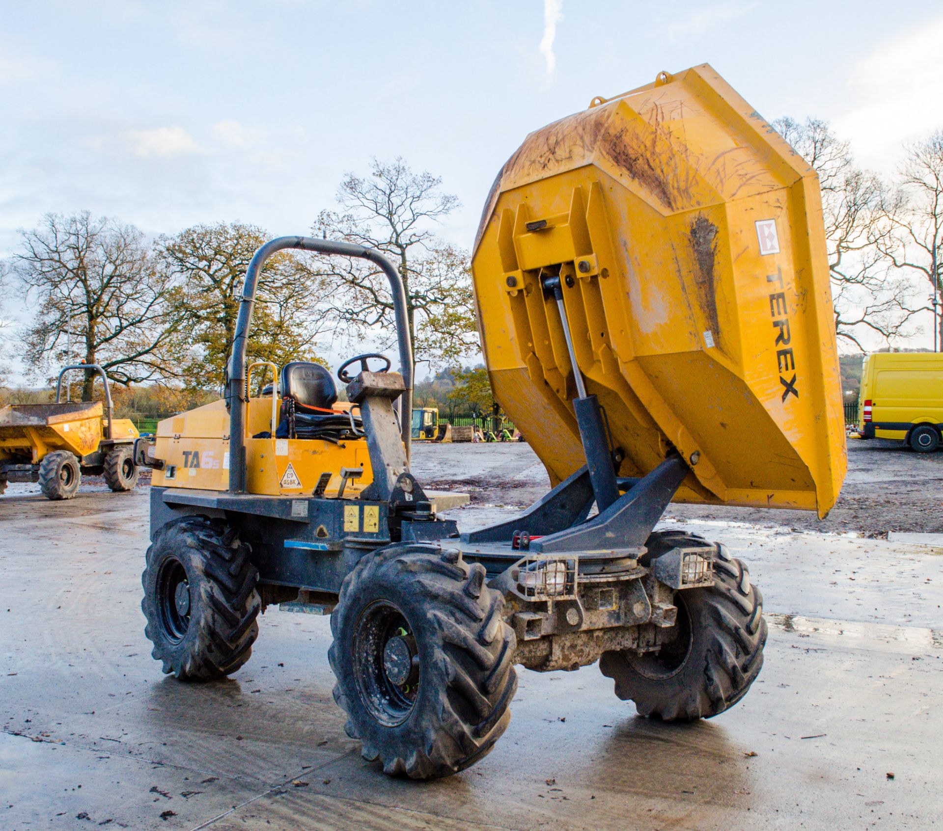 Terex TA6s 6 tonne swivel skip dumper  Year: 2014 S/N: PJ5719 Recorded Hours: 3652 A635129 - Image 14 of 23