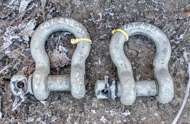 2 - steel shackles