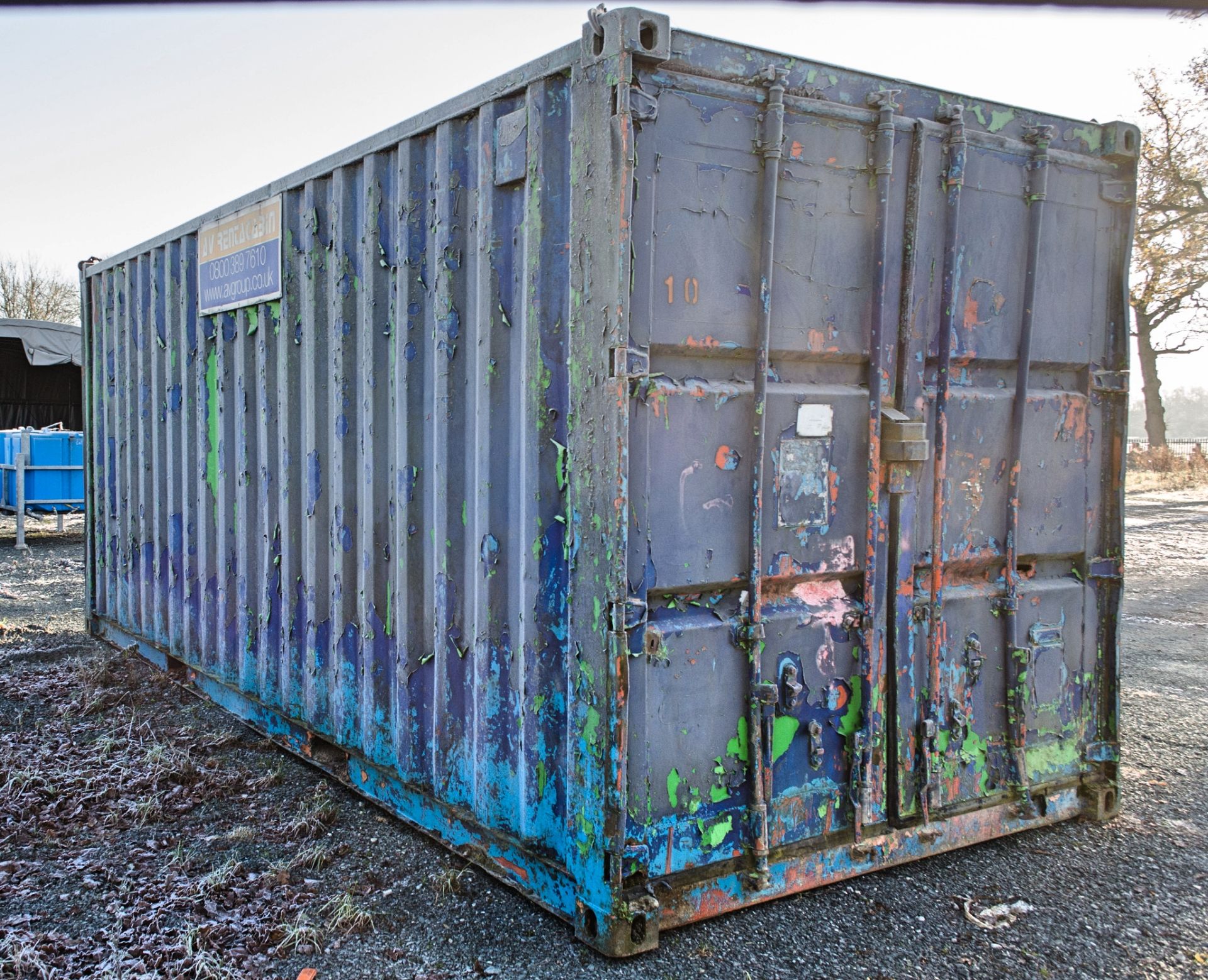 20 ft x 8 ft steel shipping container - Image 2 of 6