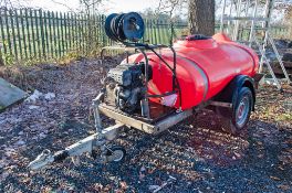 Western 250 gallon fast tow diesel driven pressure washer bowser ** Pump missing **