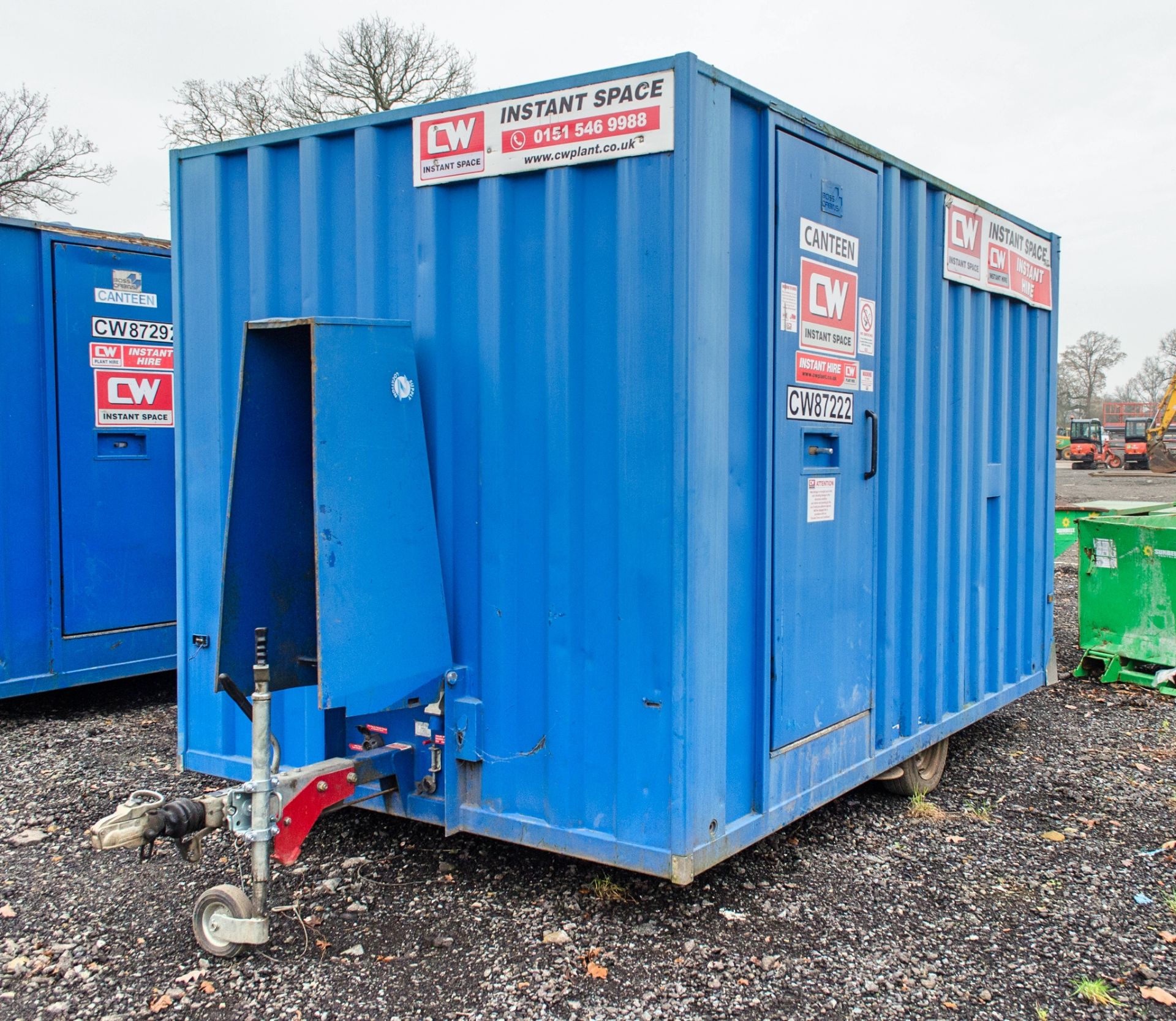 Boss Cabins 12 ft x 8 ft mobile welfare site unit Comprising of: Canteen area, toilet & generator