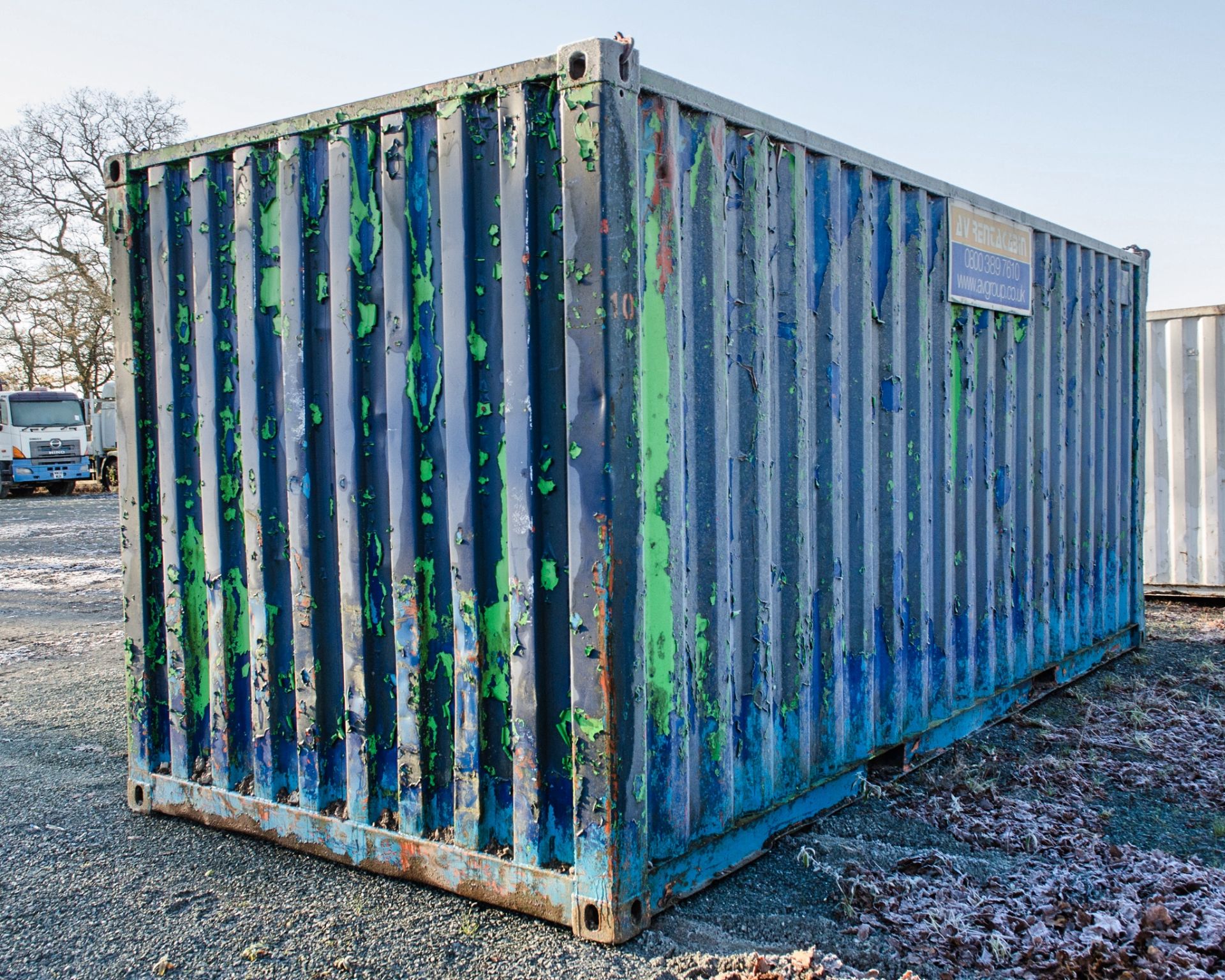 20 ft x 8 ft steel shipping container - Image 3 of 6